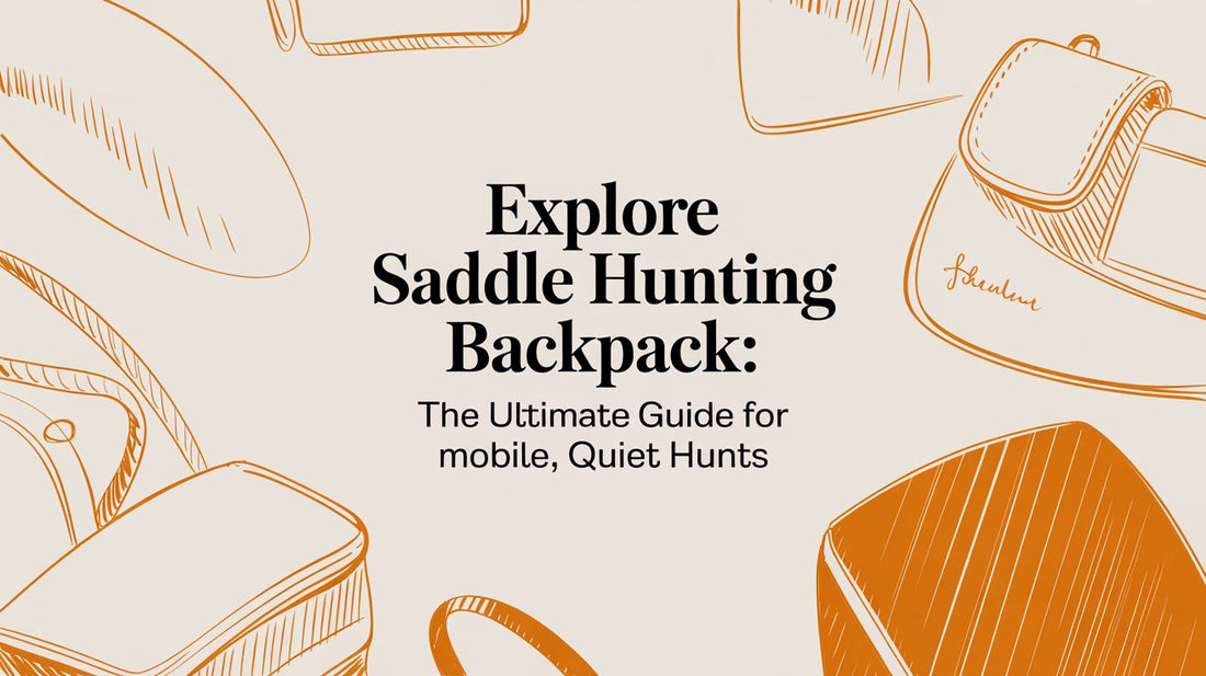 Explore saddle hunting backpack: The ultimate guide for mobile, quiet hunts